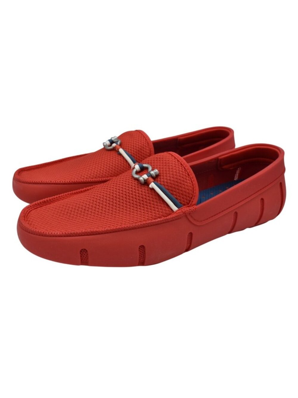 SWIMS Mens Size 11.5 Riva Red‎ Slip On Water-Resistant Loafers Shoes